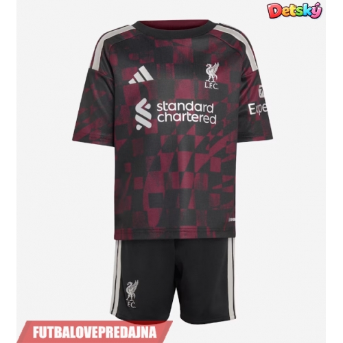 Lacne Dětský Futbalové dres Liverpool Dominik Szoboszlai #8 2026-27 Krátky Rukáv - Tretina (+ trenírky)